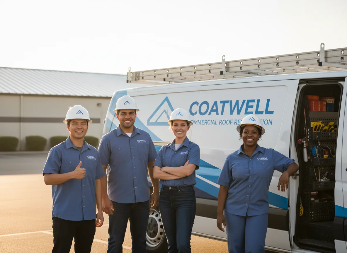 Commercial roof coating company in Sherrill, AR
